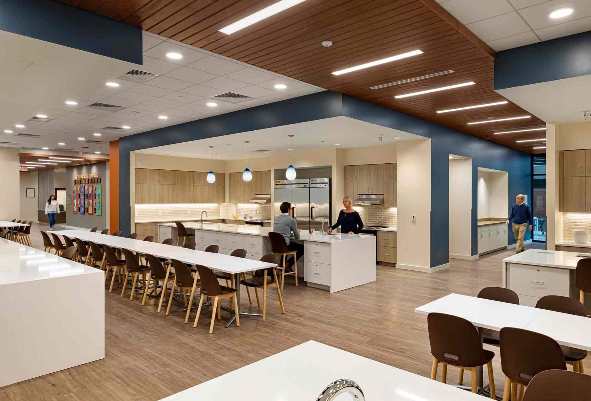 Interior of American Cancer Society Hope Lodge Building - Designed by Trivers Architectural Firm